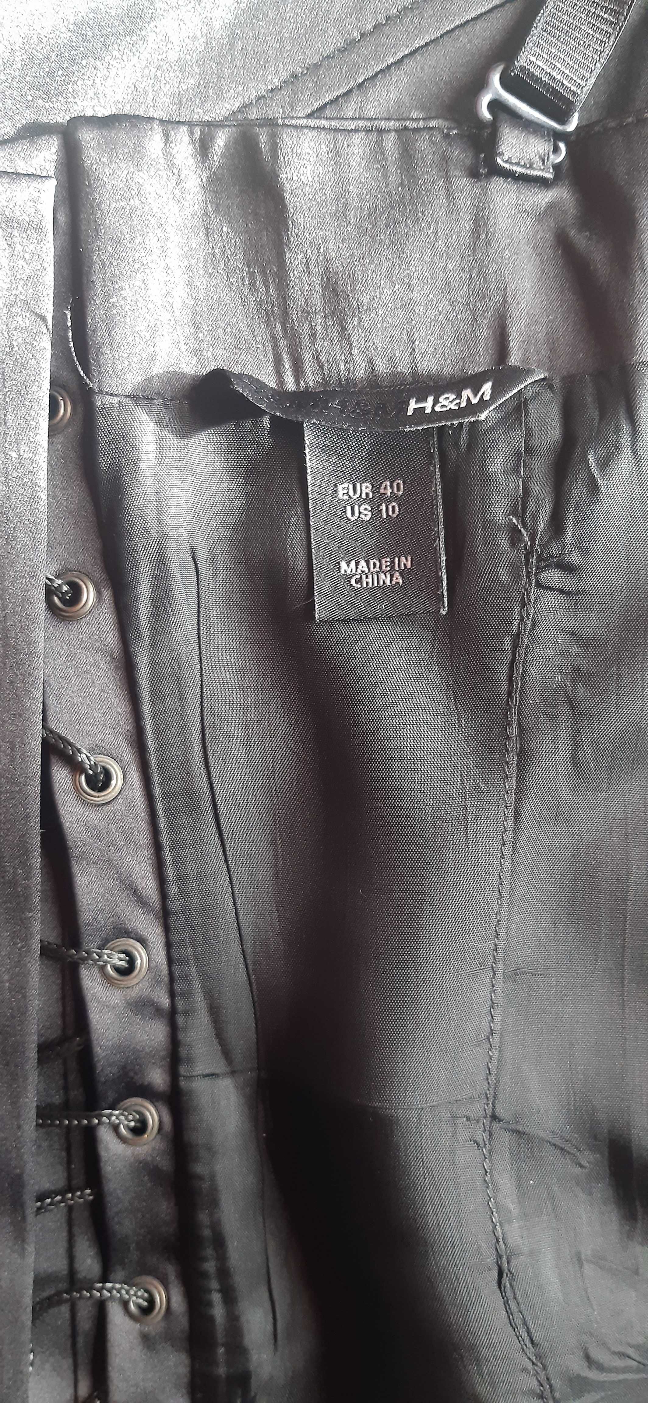 gorset sznurowany atłasowy rozmiar 40 H&M
