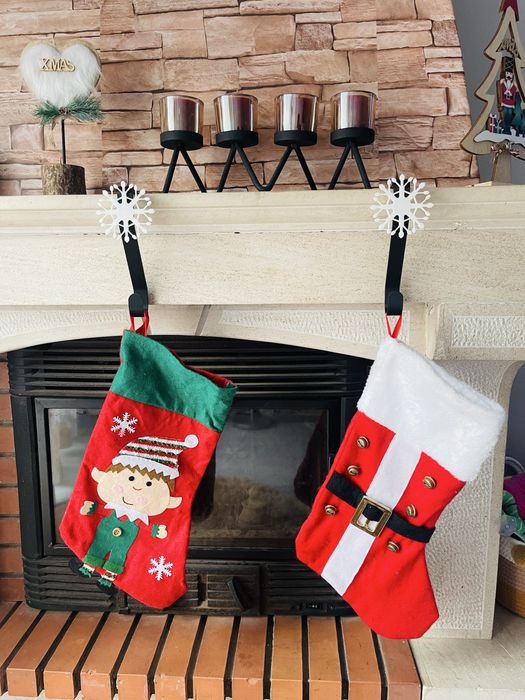 Suporte de pendurar meias de Natal