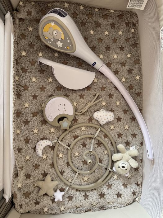 Karuzela na łóżeczko Chicco Next2Dreams – beżowy, stan idealny