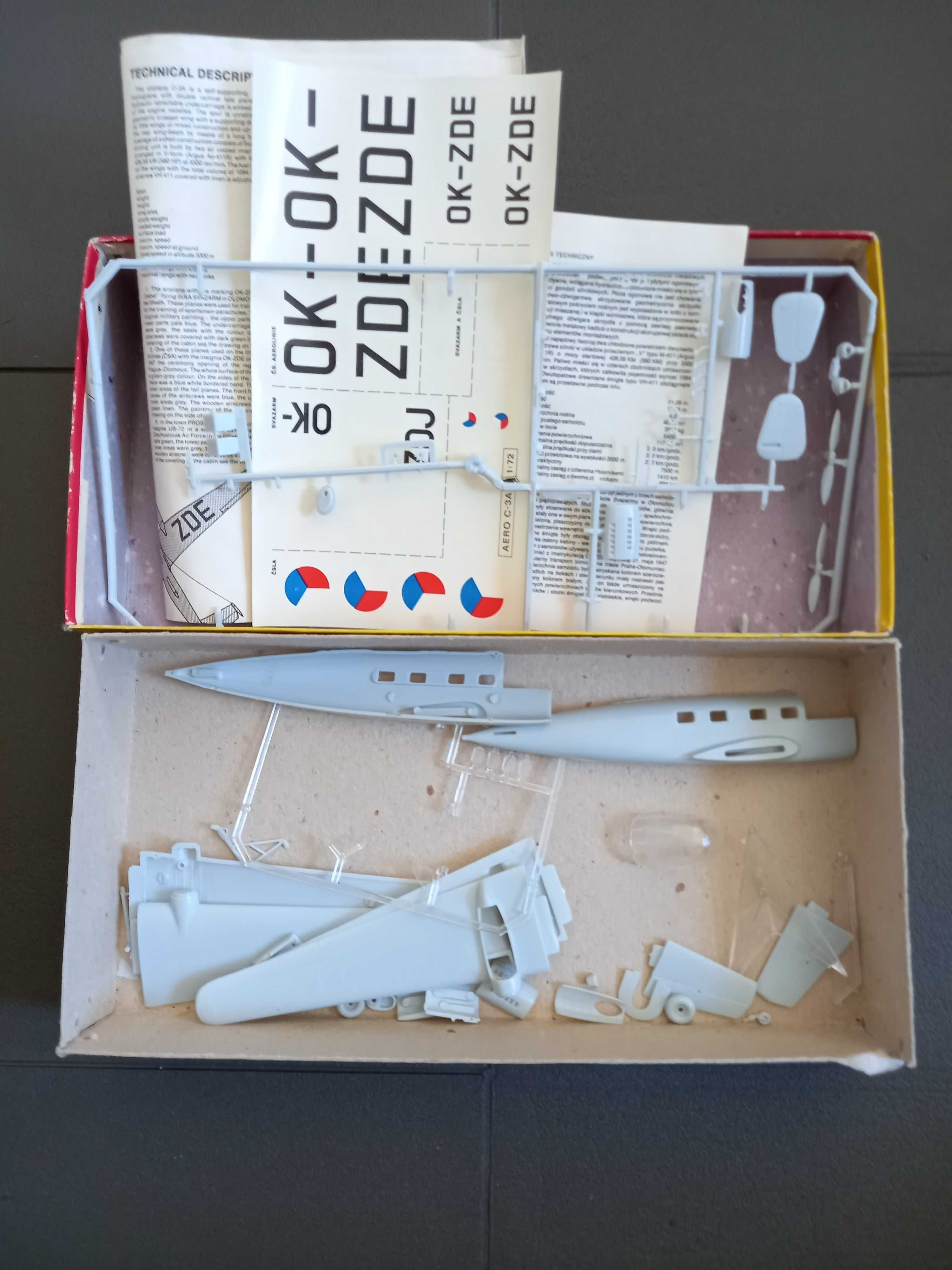 Model samolotu w skali 1/72 Aero C-3A PELIKAN(Siebel-Si204A).