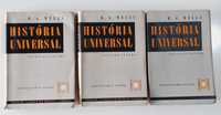 História Universal (3 volumes) - H. G. Wells