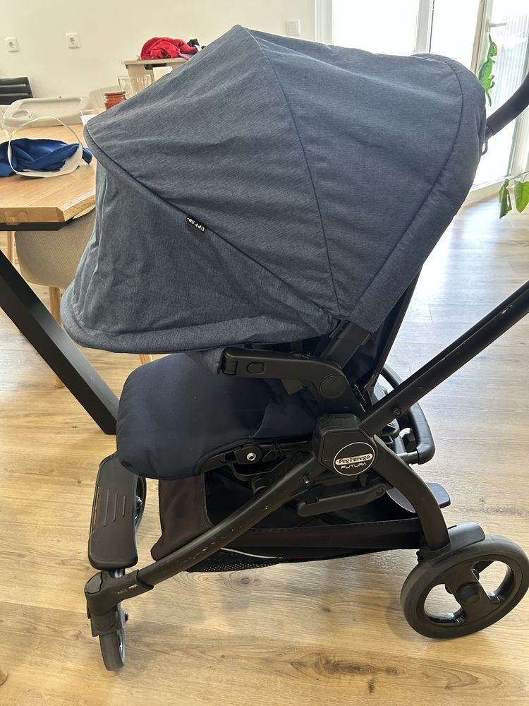 Trio pep perego viagio azul + base isofix