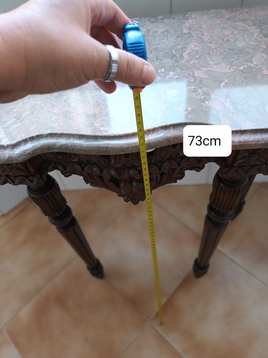 Credência vintage- Pedra mármore domolítico
