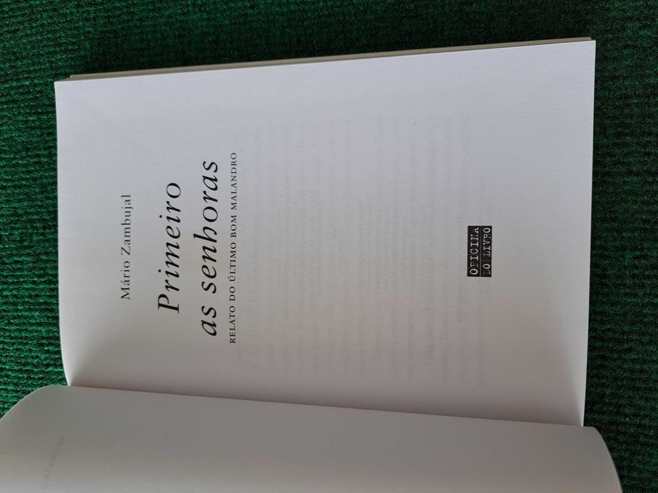 Primeiro as Senhoras - Relato do Último Bom Malandro - Mário Zambujal