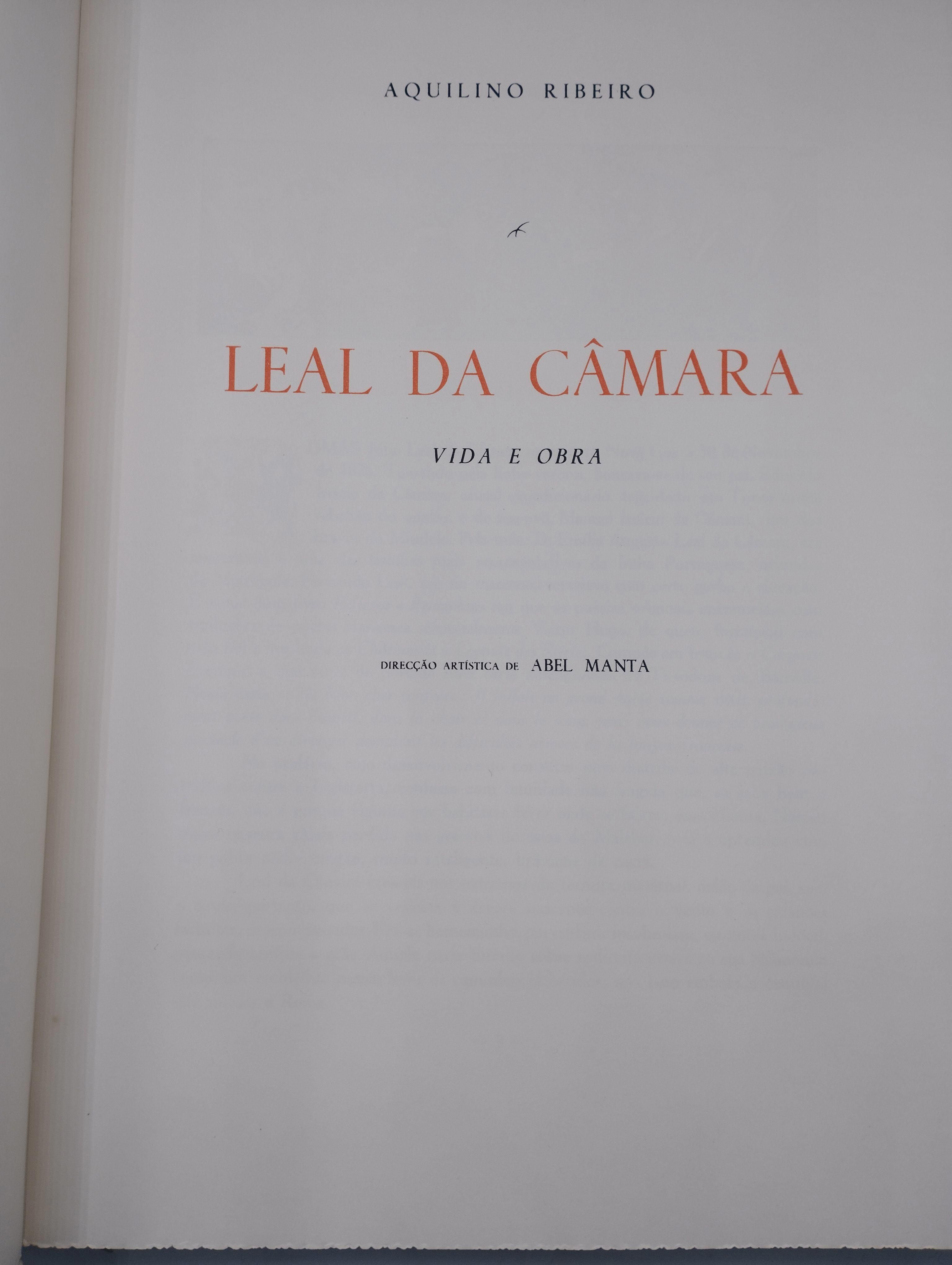 Leal da Câmara: Vida e Obra - Aquilino Ribeiro - 1981