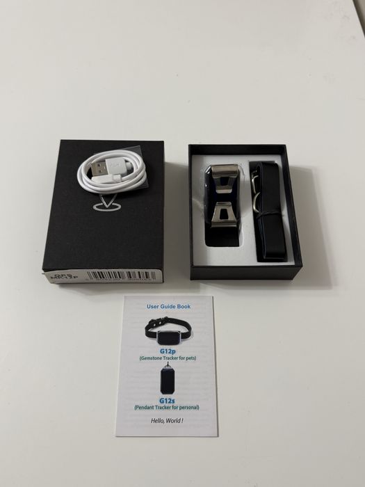 Lokalizator GPS G12P / G12S – dla zwierząt lub osób, nowy zestaw