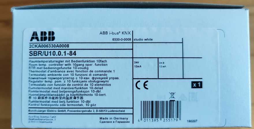 ABB - Regulator temperatury pokojowej 10-fm funkcja regulacji.