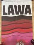 Stary plakat oryginalny Lenica, Lawa PRL