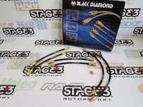 Tubos Travao Malha Aço Black Diamond - BMW E30 325i 323i E36
