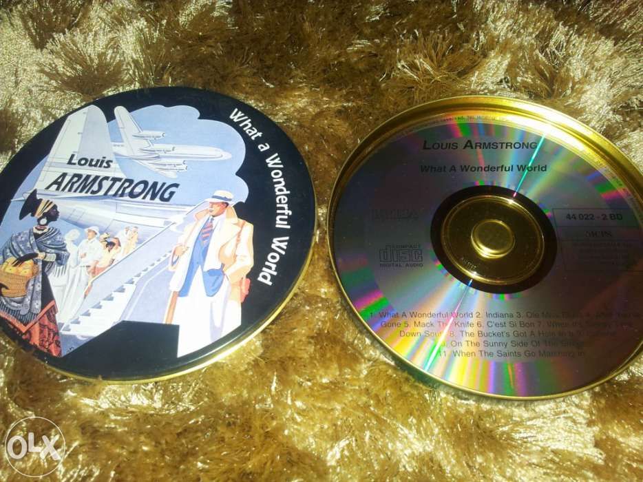 Louis armstrong - what a wonderful world - cd edição especial em caixa