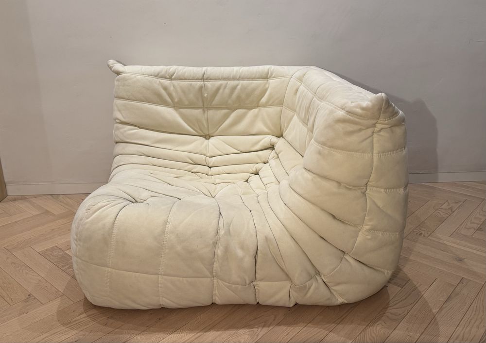 Fotel Togo Ligne Roset Narożnik sofa Eggshell