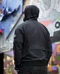 Курта Стон Айленд чорна Ветровка Stone island Black Размер М Осенняя