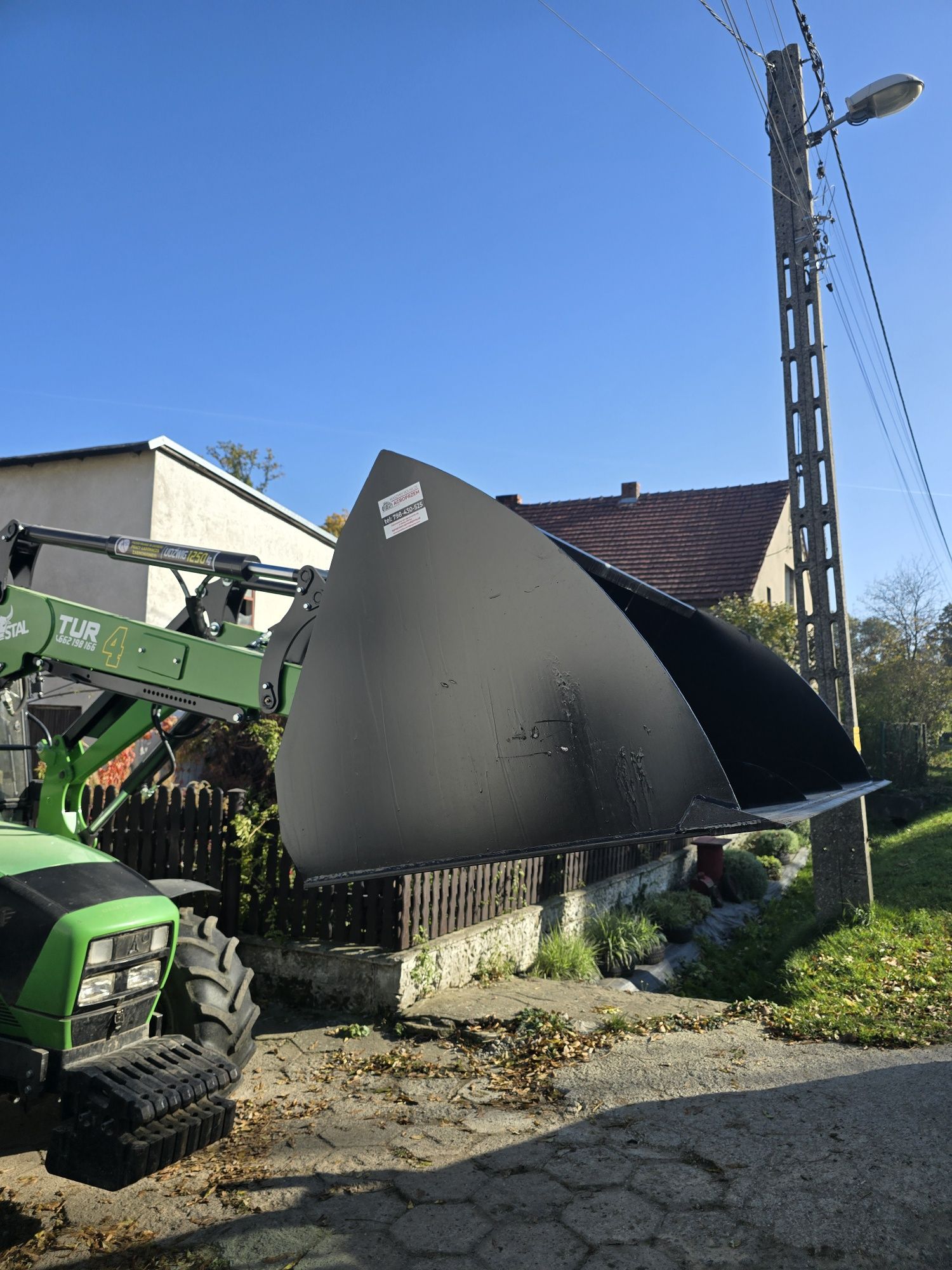8mm Blacha łyżka objętościowa do tura jcb.