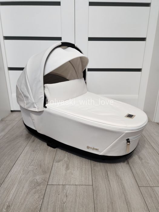 Люлька Cybex Priam 4.0 off white біла Сайбекс Пріам
