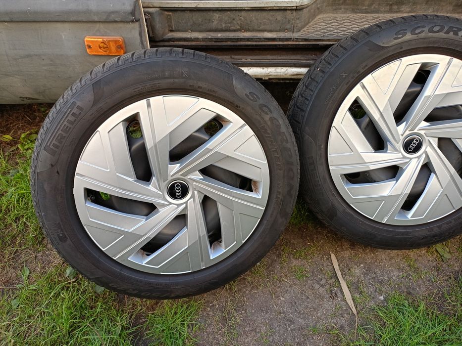 Koła 5x112 8Jx19H2 ET45 oryginał Audi Q4 etron + opony zima 235/55 R19
