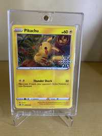 Oryginalna karta Pokemon Pikachu SWSH153 Holiday Calendar