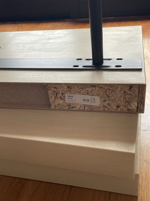 Estantes de parede Ikea Lack Carvalho