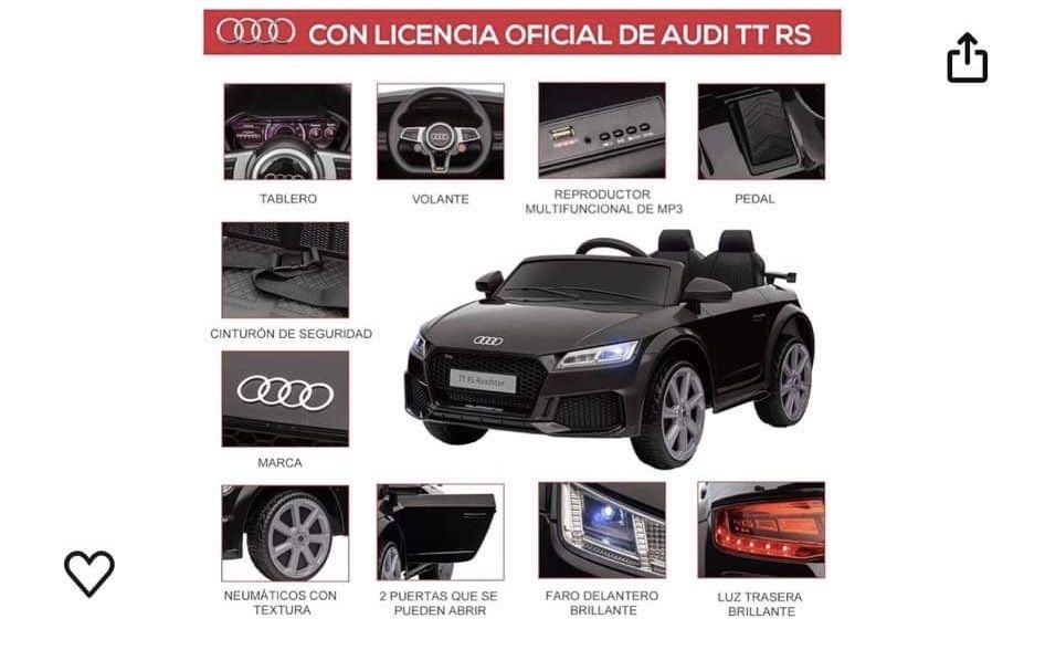 Vendo Audi TT Telecomandado