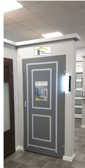 Drzwi wewnetrzne tymczasowe na czas remontu,szybki montaż Lewe i prawe