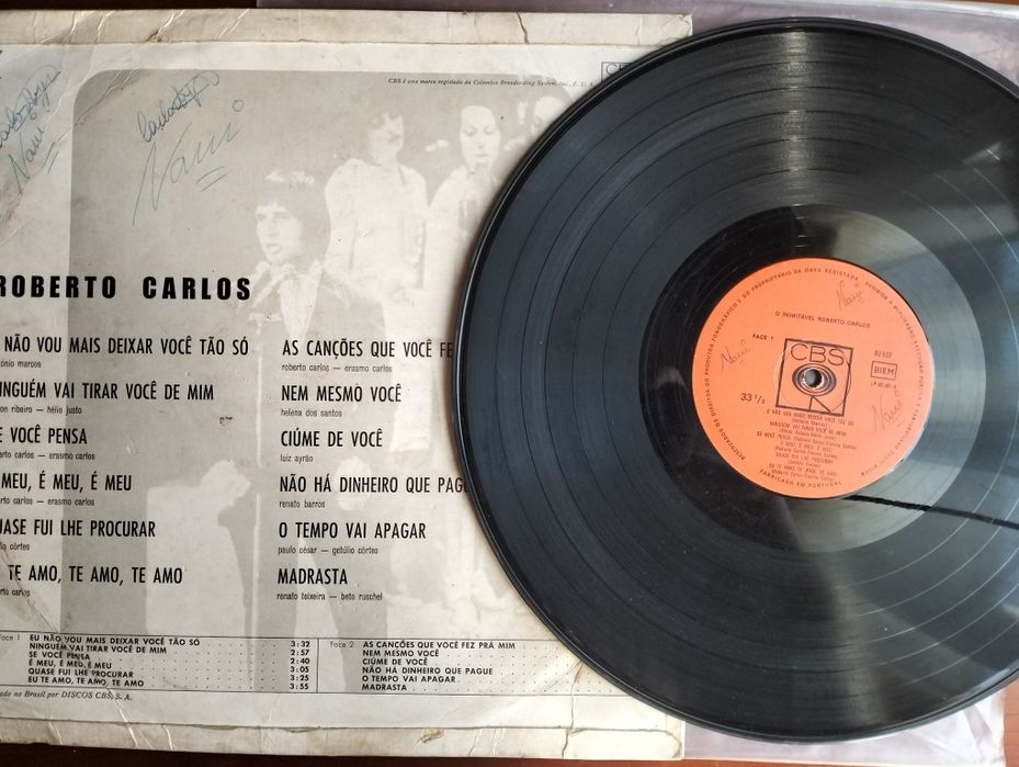 Disco de vinil LP O Inimitável Roberto Carlos