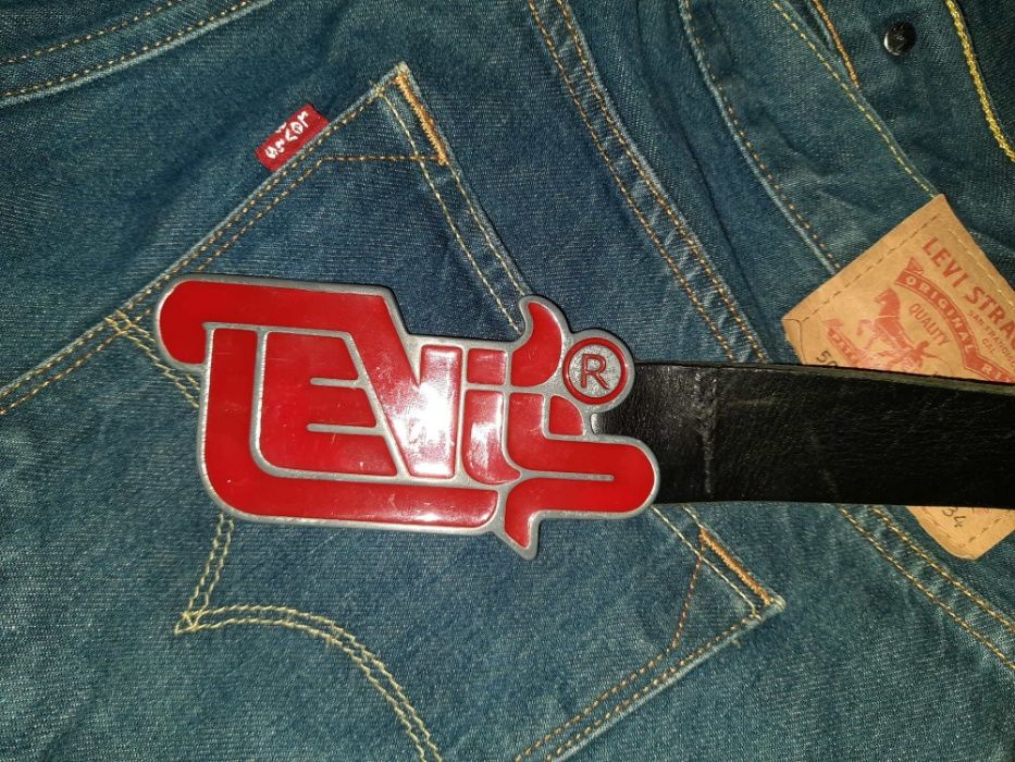 Levis ремень кожаный бляха пряжка джинсы брюки пояс подтяжки портупея