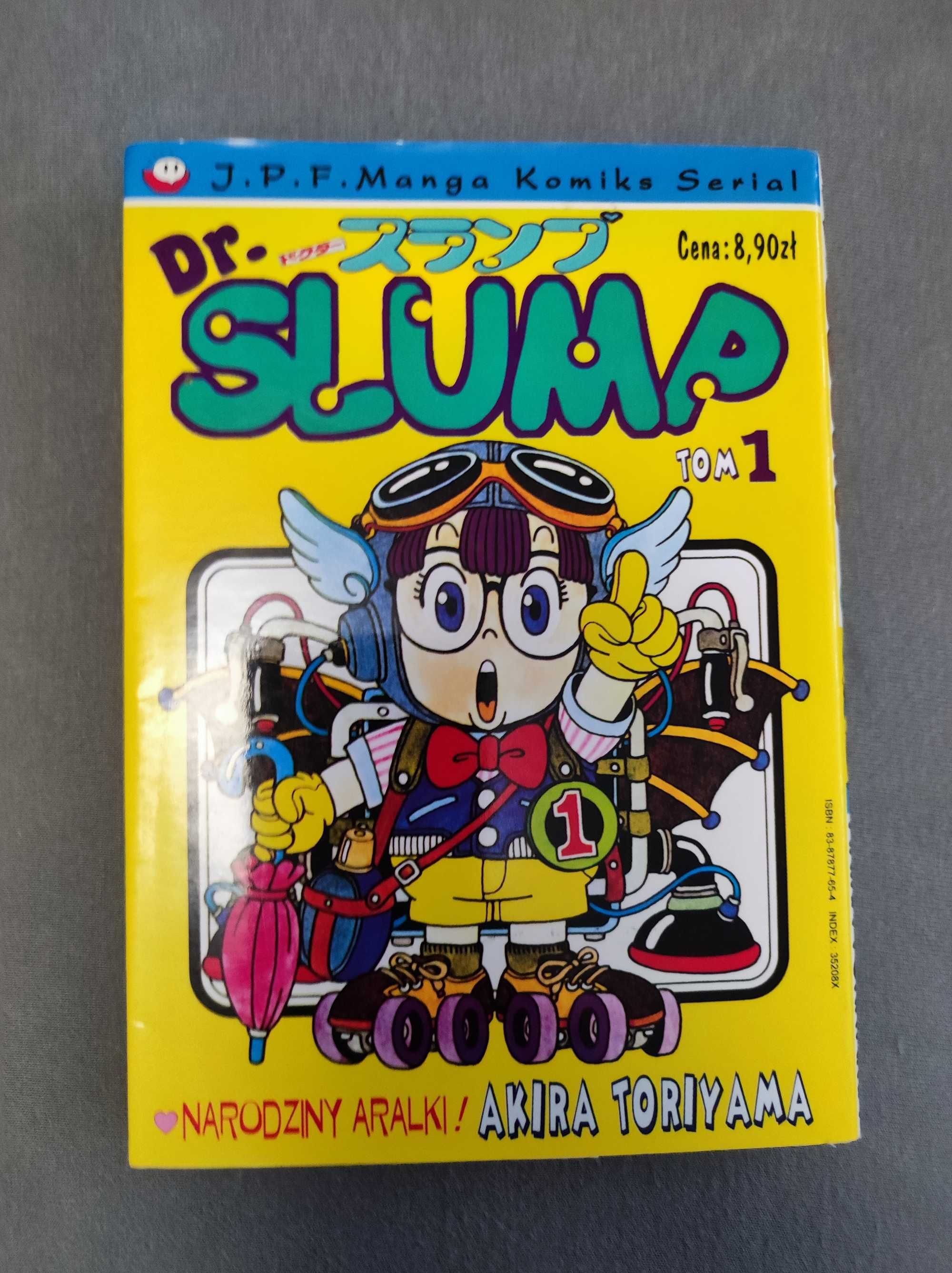 Dr. slump tom 1 czarno bialy