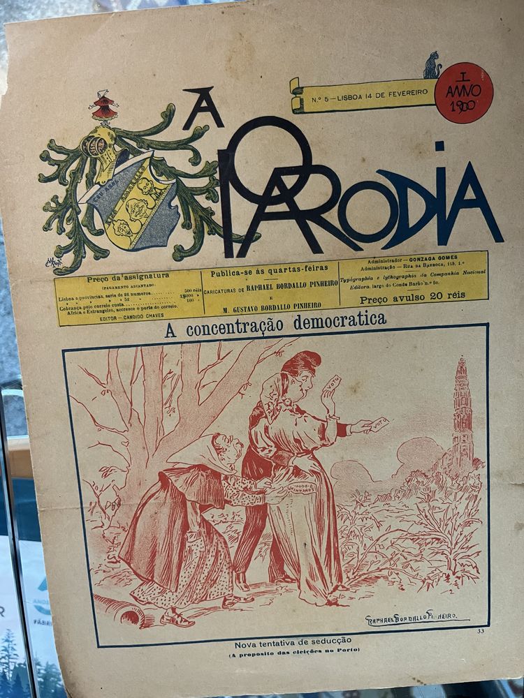 Jornal a parodia e comedia portuguesa