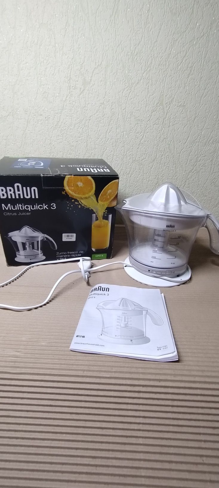 Соковитискач Braun MPZ9