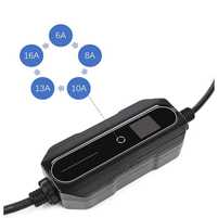 Carregador Móvel para Carros Elétricos/Híbridos Plug-In * 16A * 3.7kW