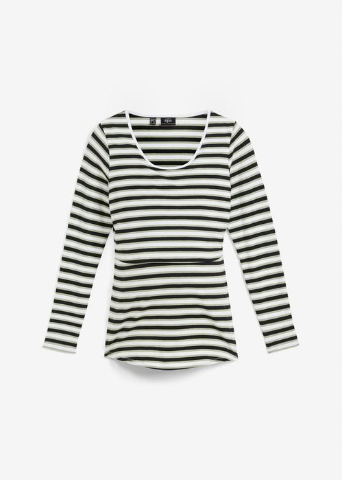 B.P.C bluza ciążowa i do karmienia bawełniana w paski 48/50.