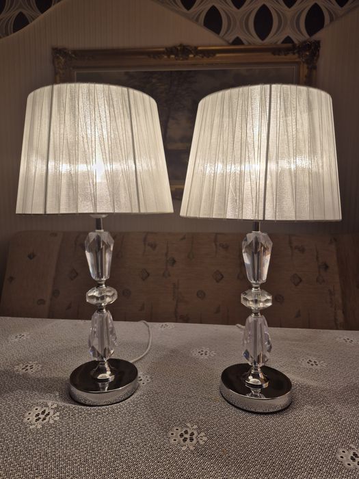 Lampki klasyczne chromowane 2szt.