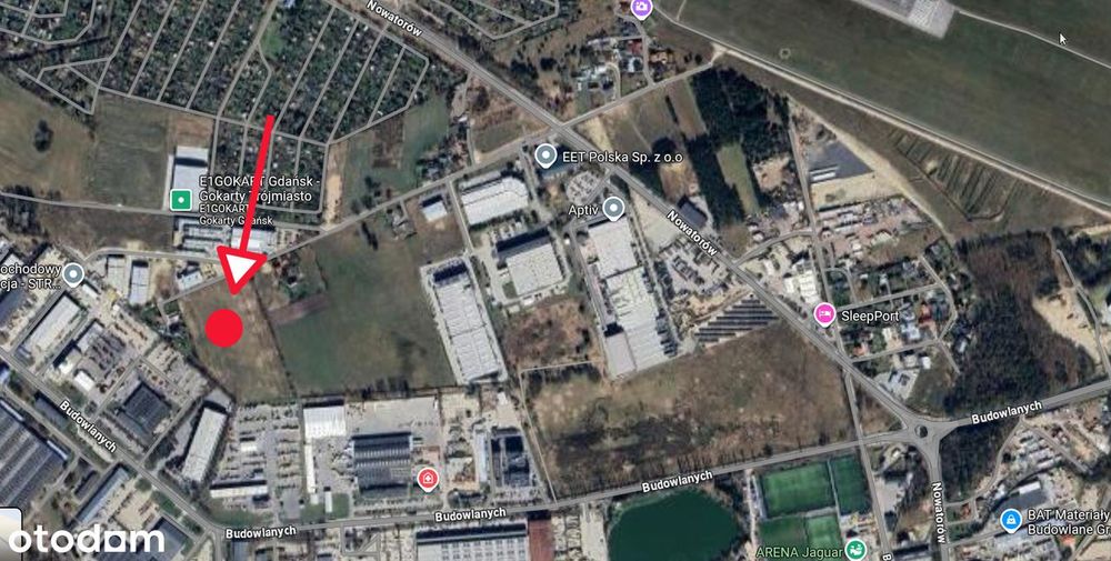 Nowobudowana hala produkcyjno-magazynowa o małych powierzchniach.