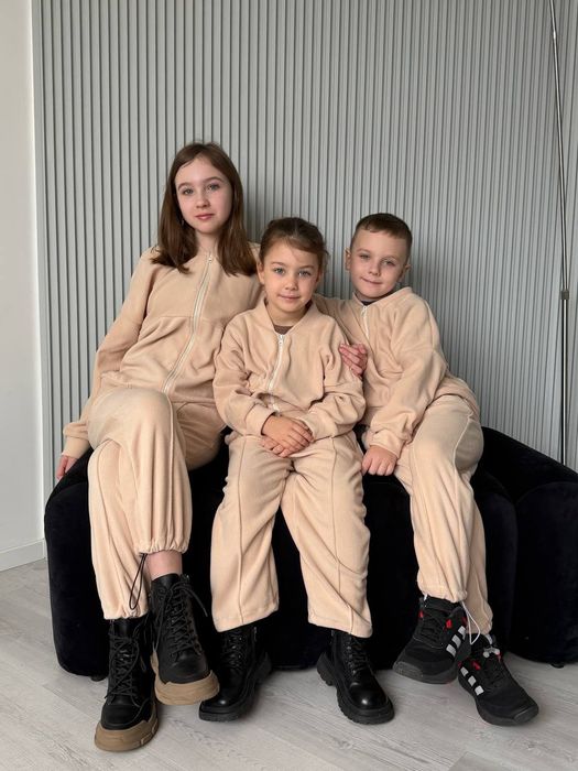 ‼️Дитячий флісовий костюм в стилі ZARA. Розмір від 92 до 152