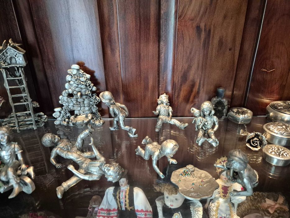 Coleção meninos no Recreio em estanho puro Les Etain du Prince