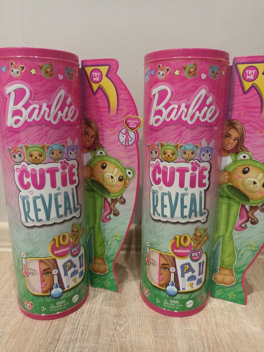 Лялька Барби кольорове перевтілення Barbie Cutie Reveal Doll dog/frog