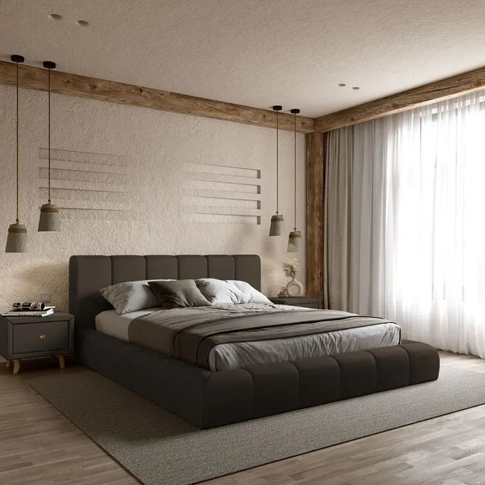 Двоспальне ліжко Подіум Двуспальная кровать Подиум