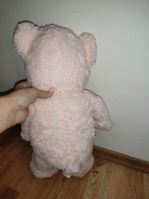 Nowy duży różowy miś z kokardką firmy SMIKI.
dł. całkowita misia 60cm.