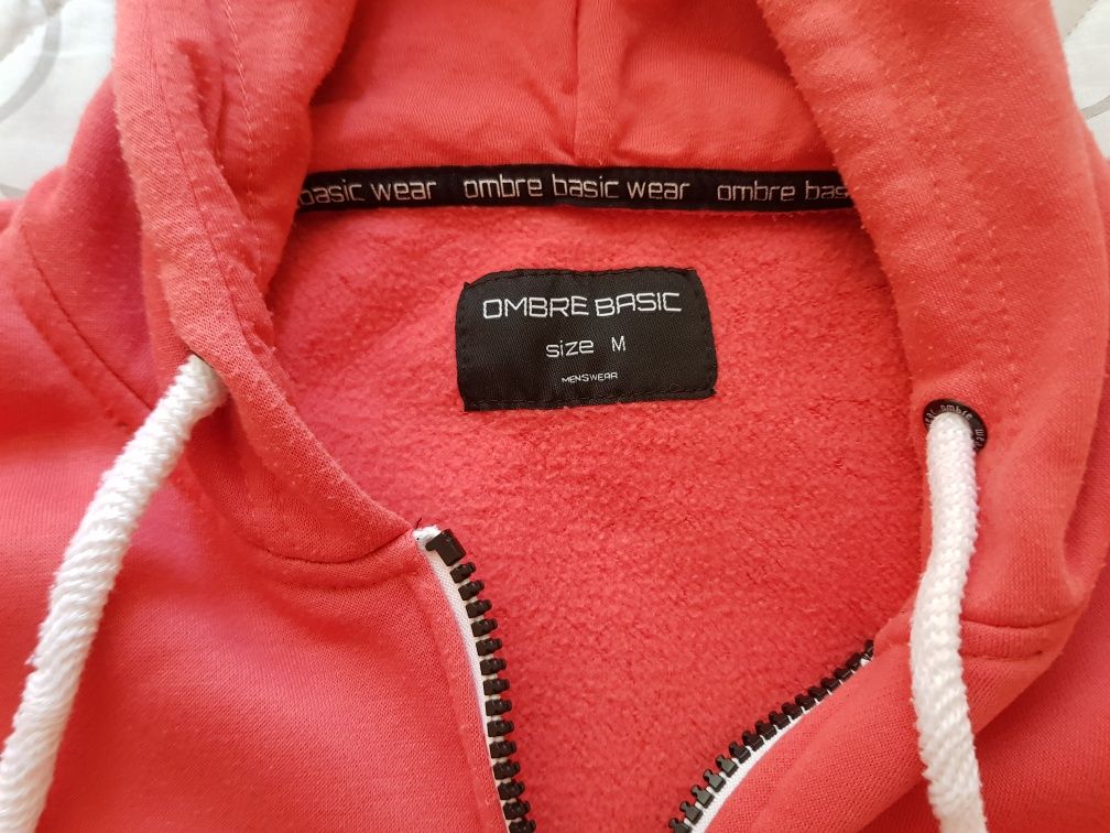 Bluza męska rozmiar M rozpinana koralowa