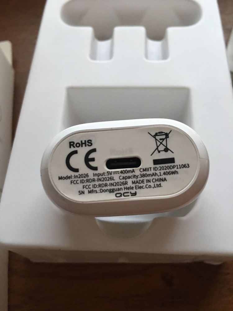 Беспроводные наушники Xiaomi QCY белые