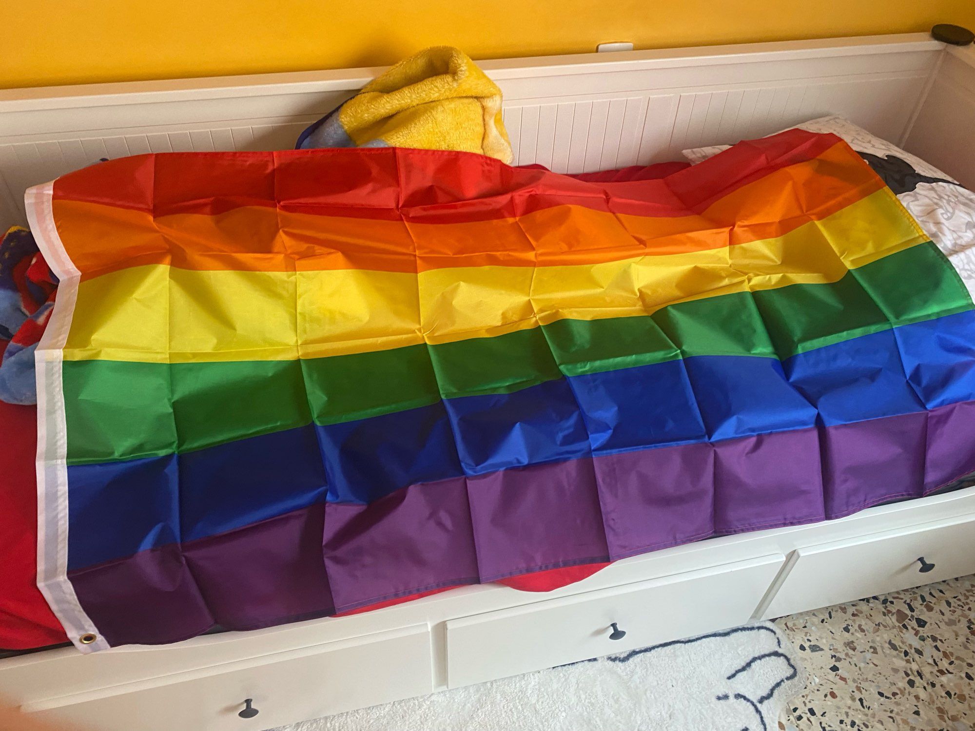 Огромный флаг радуга прапор LGBT pride радужный флаг ЛГБТ гобелен