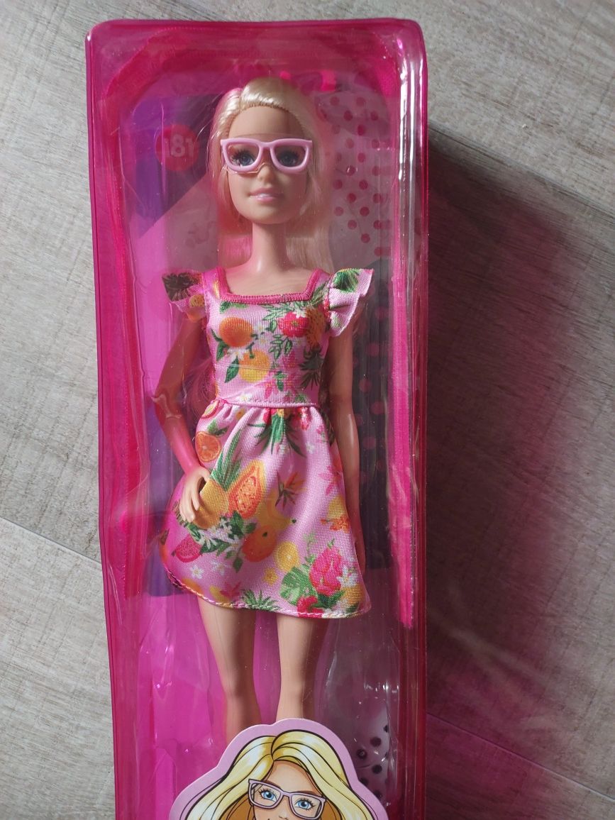 Nowa lalka Barbie fashionistas Sukienka w owoce 3+