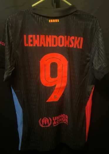 Robert Lewandowski Barcelona 24/25 Away Jersey   R. XXL
