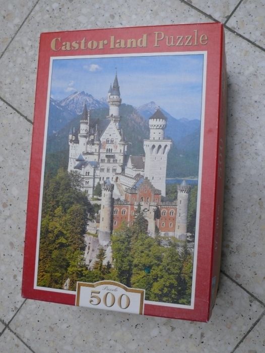 Puzzle. 500 elementów. Zamek Neuschwanstein. Bawaria. Niemcy