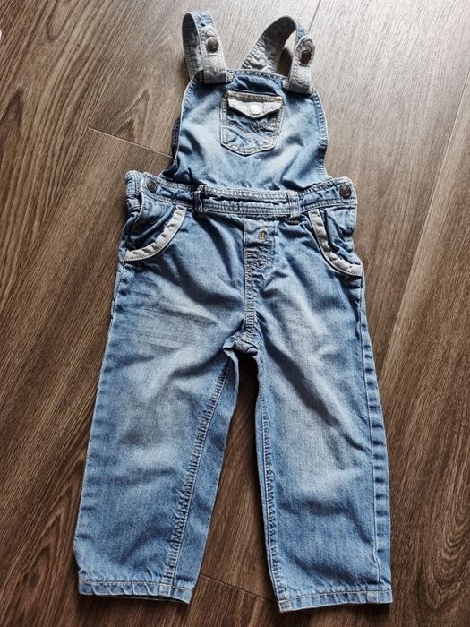 Ogrodniczki jeansowe InExtenso 86 spodnie na szelkach