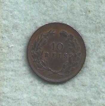 10 Reis 1892 D. Carlos