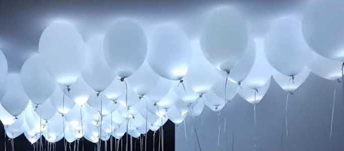 ATRAKCJA NA WESELU świecące balony LED napełnione helem BALONY LEDOWE