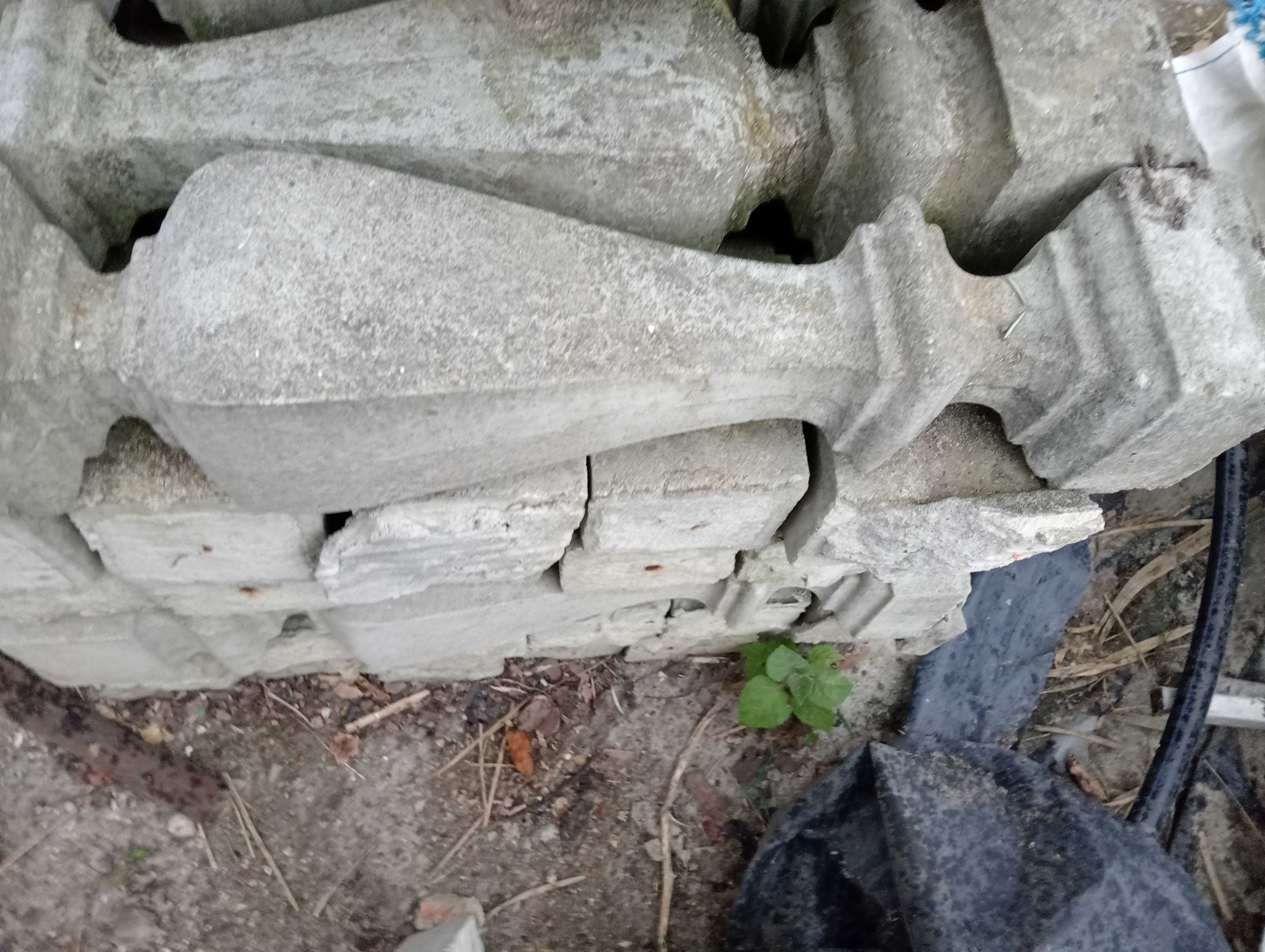 Pilares em cimento decorativos