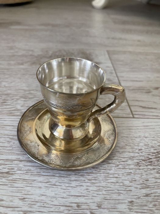 Сервиз мельхиоровый посеребренный