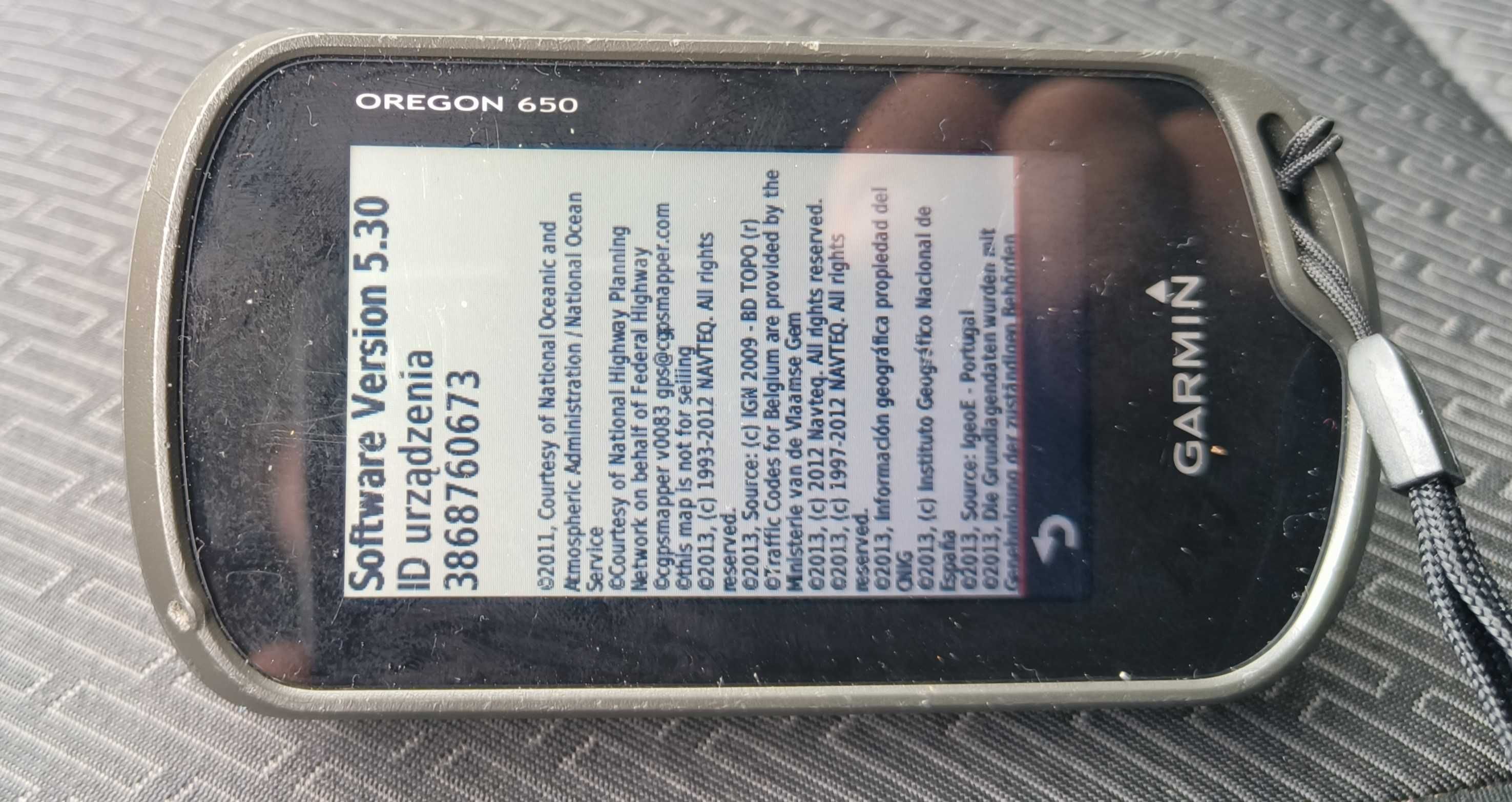 Garmin Oregon 650