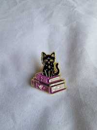 Przypinka pin pins wpinka broszka kot witch czarownica harry potter